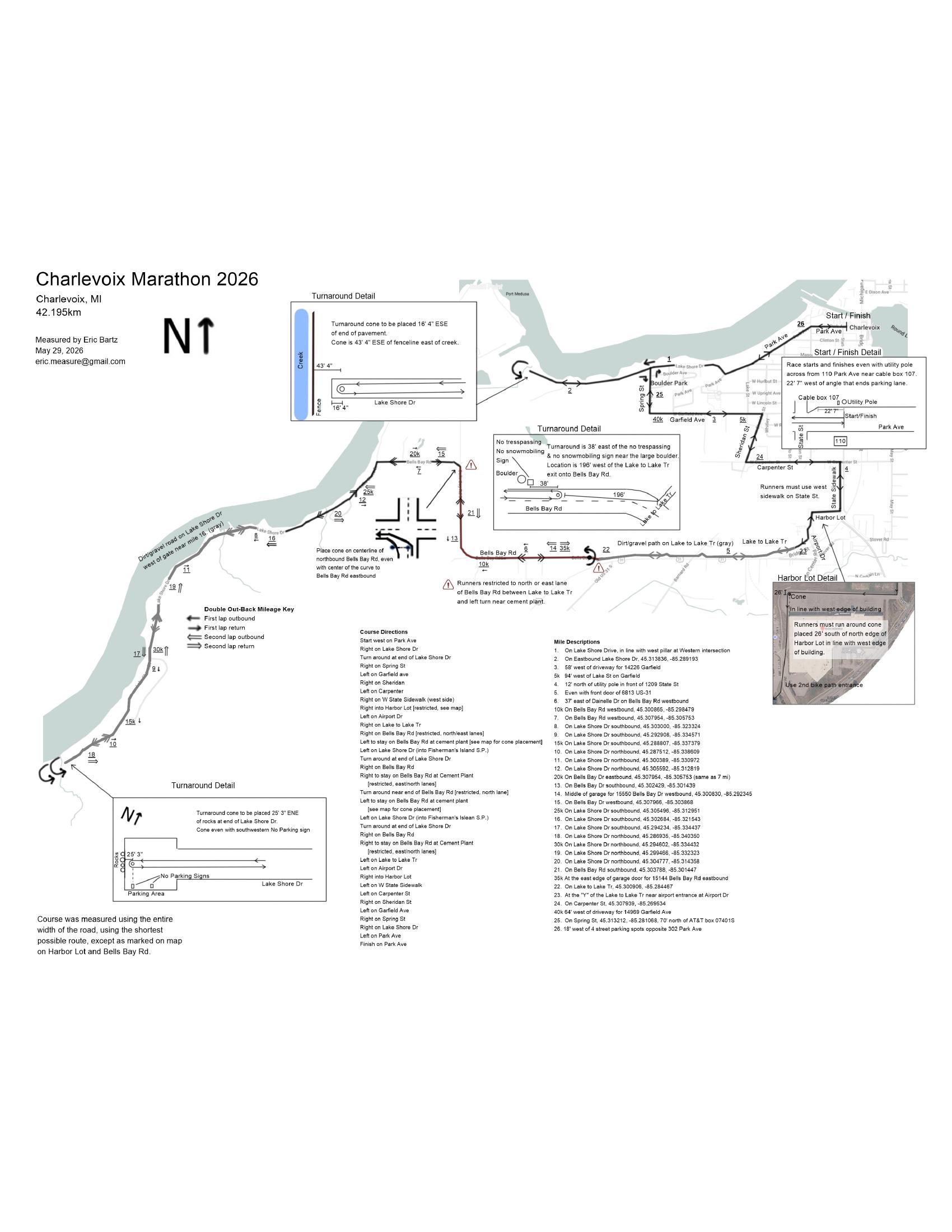 Marathon course map 2